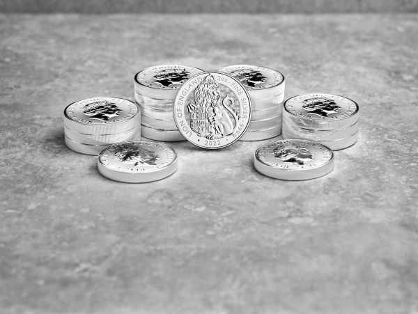 2oz Silver Tudor Beasts The Lion of England Coin
